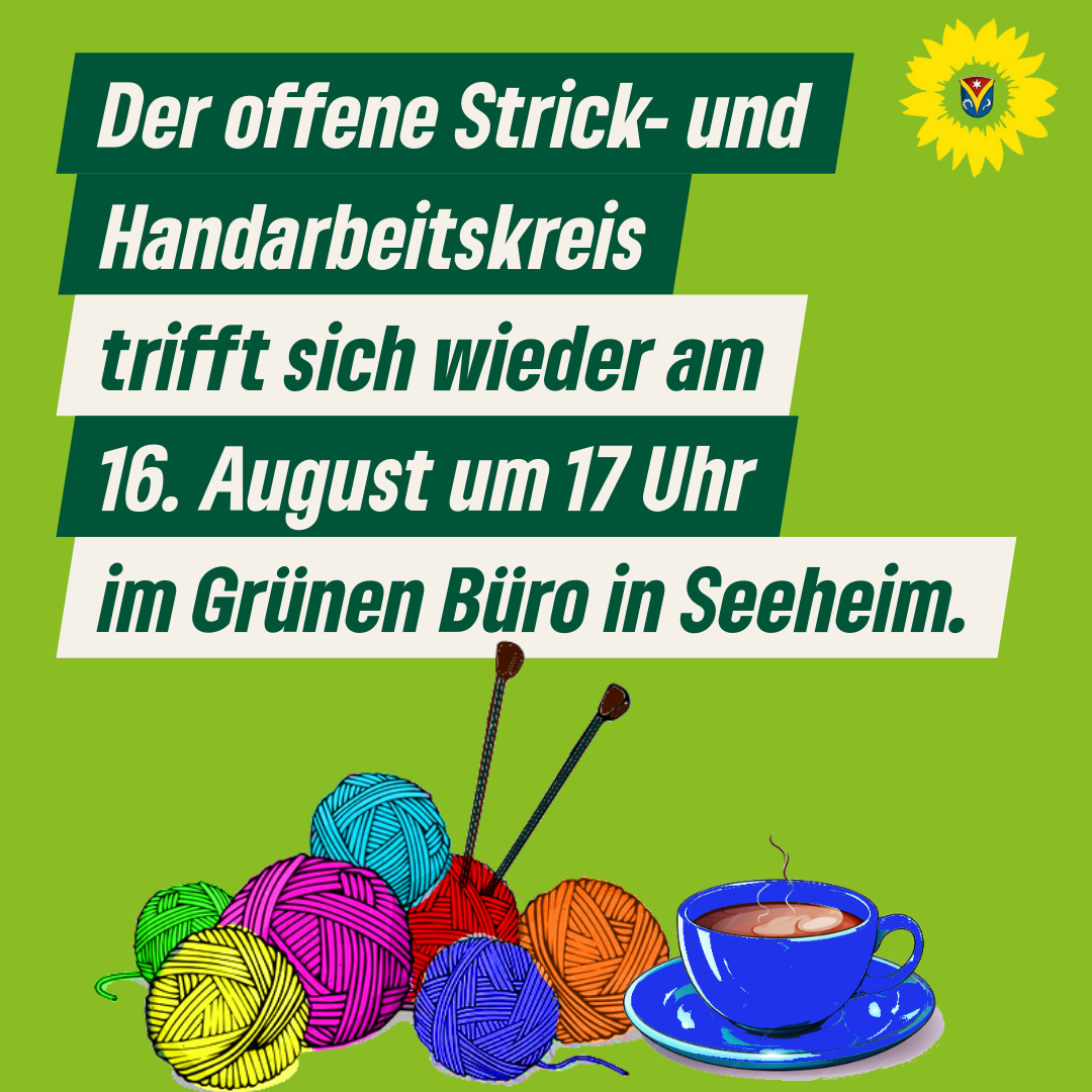 Offener Strick- und Handarbeitskreis im August